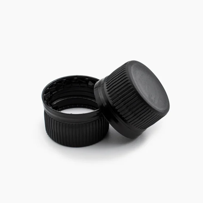 Tamper Evident Cap with EPE Liner (28 mm) - Black