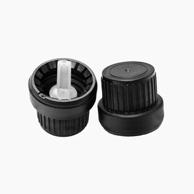 Black Dropper Cap - Fast Flow (18 mm)