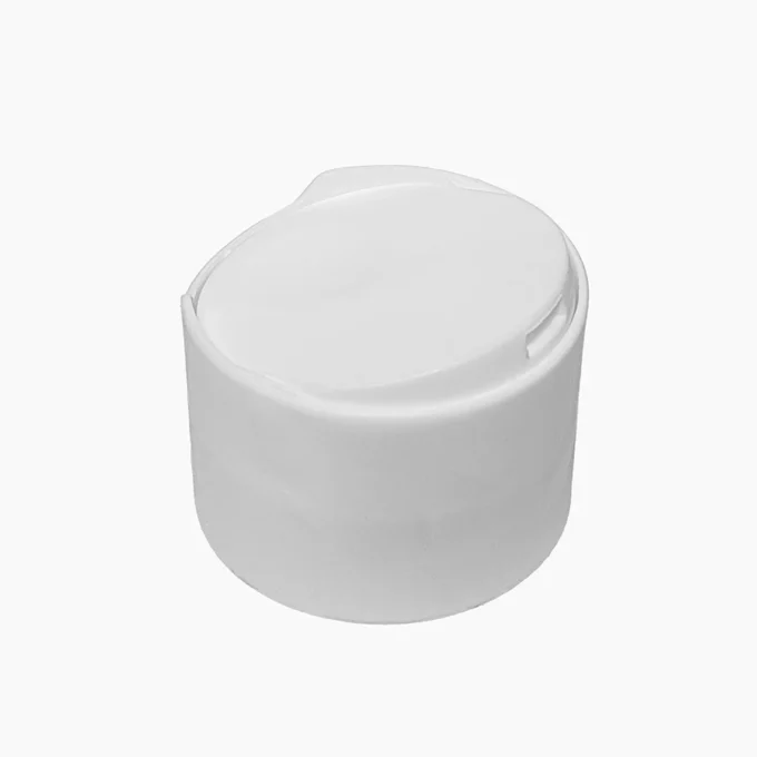 47 mm Disc Top Cap (White) - For 24/410 Sharp Cylindrical Bottles