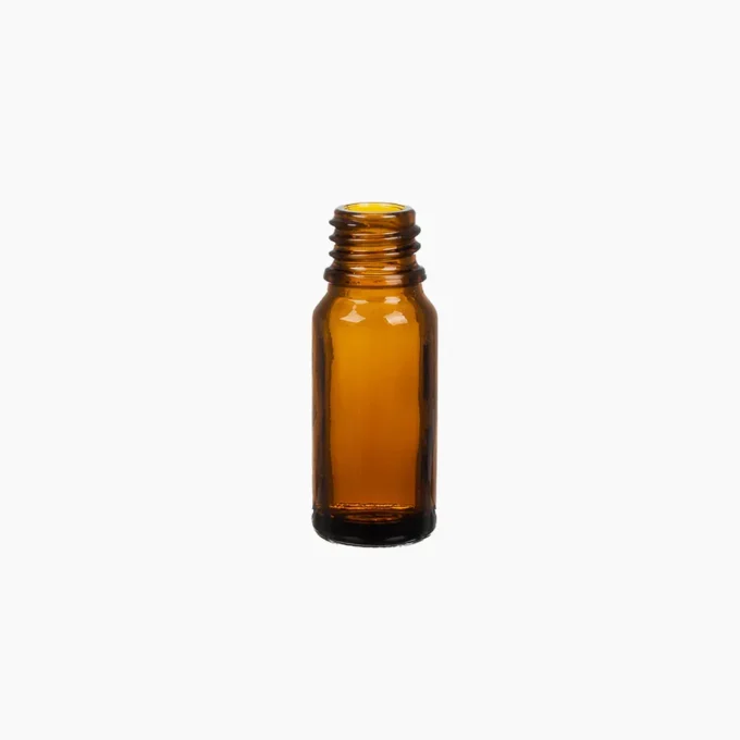 10 ml Glass Amber Bottle (18 mm neck) - No Closure